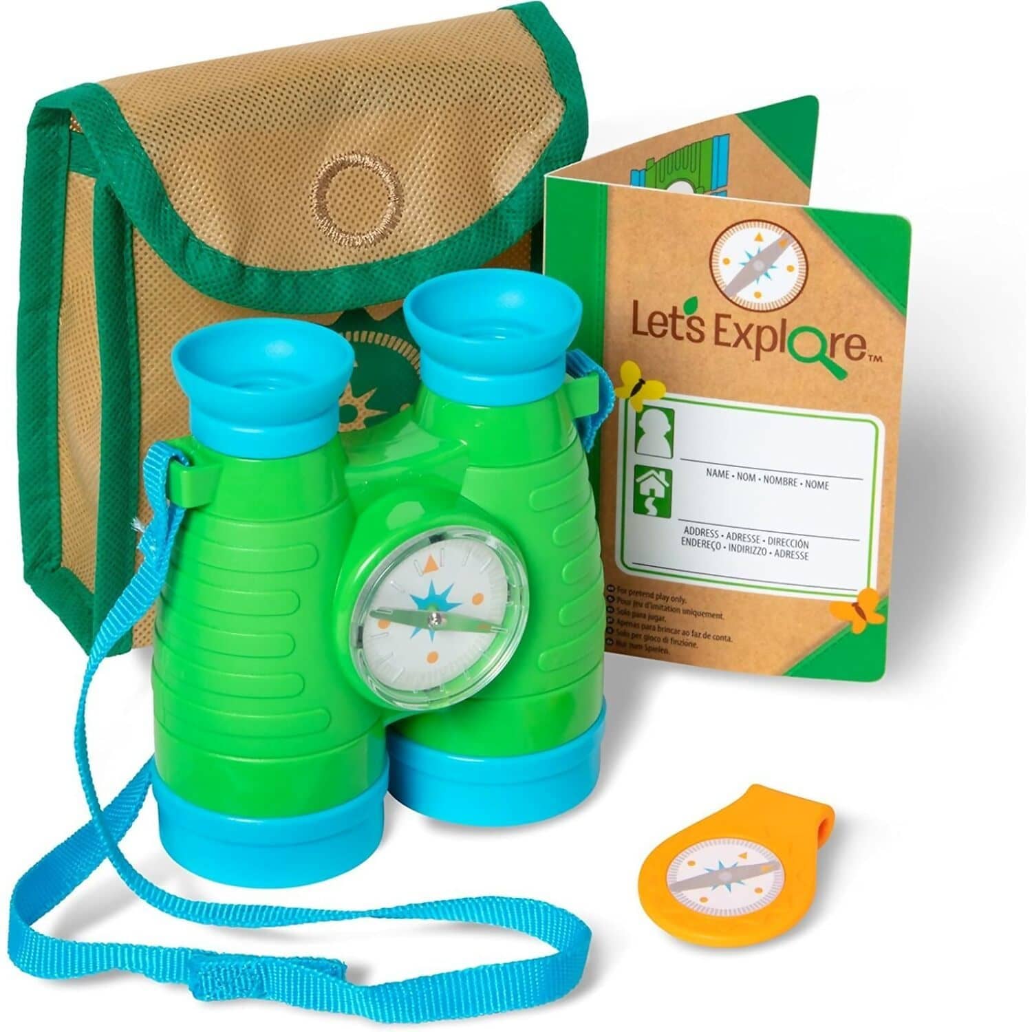 Melissa & Doug - Let's Explore Binoculars & Compass Play Set - Image 2