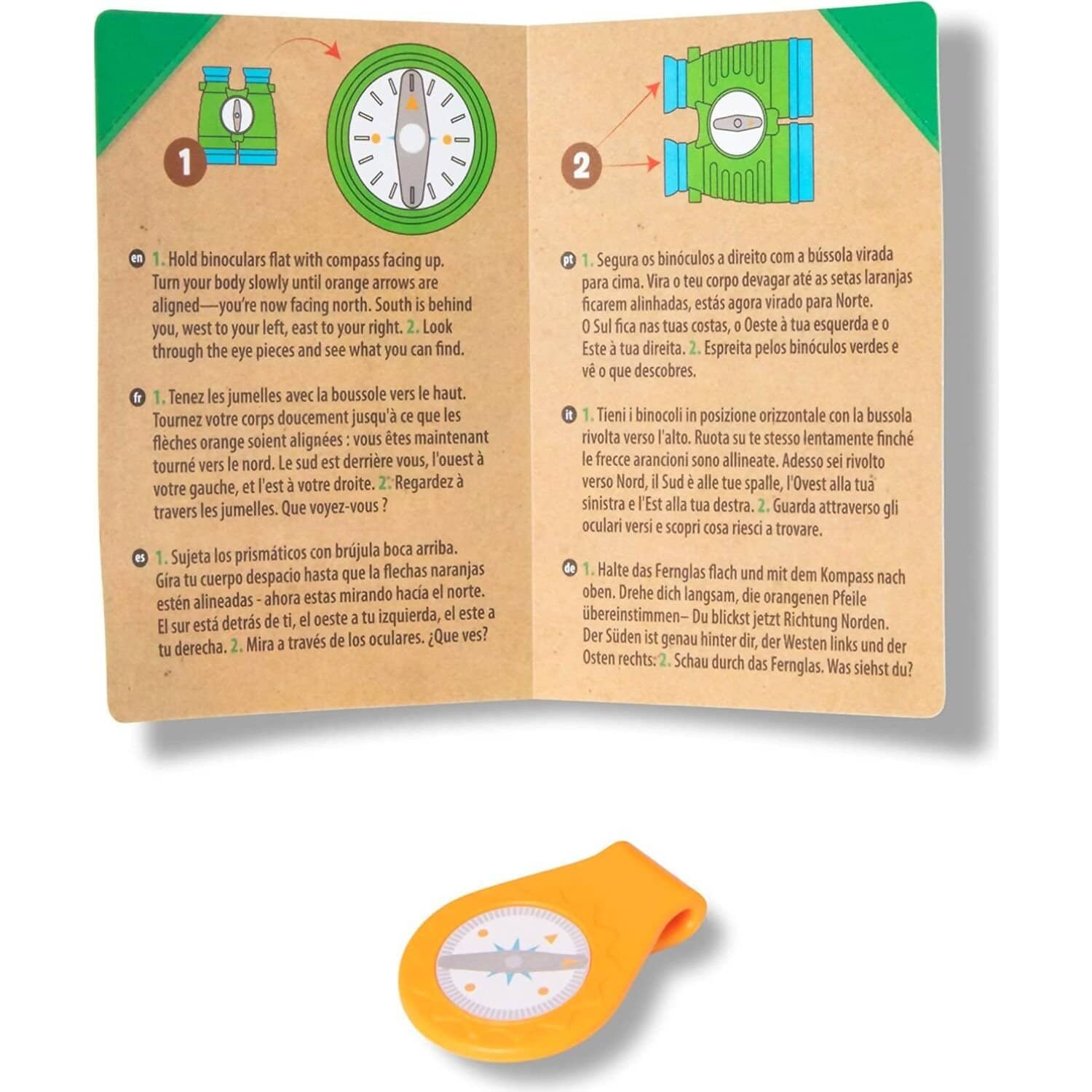 Melissa & Doug - Let's Explore Binoculars & Compass Play Set - Image 7