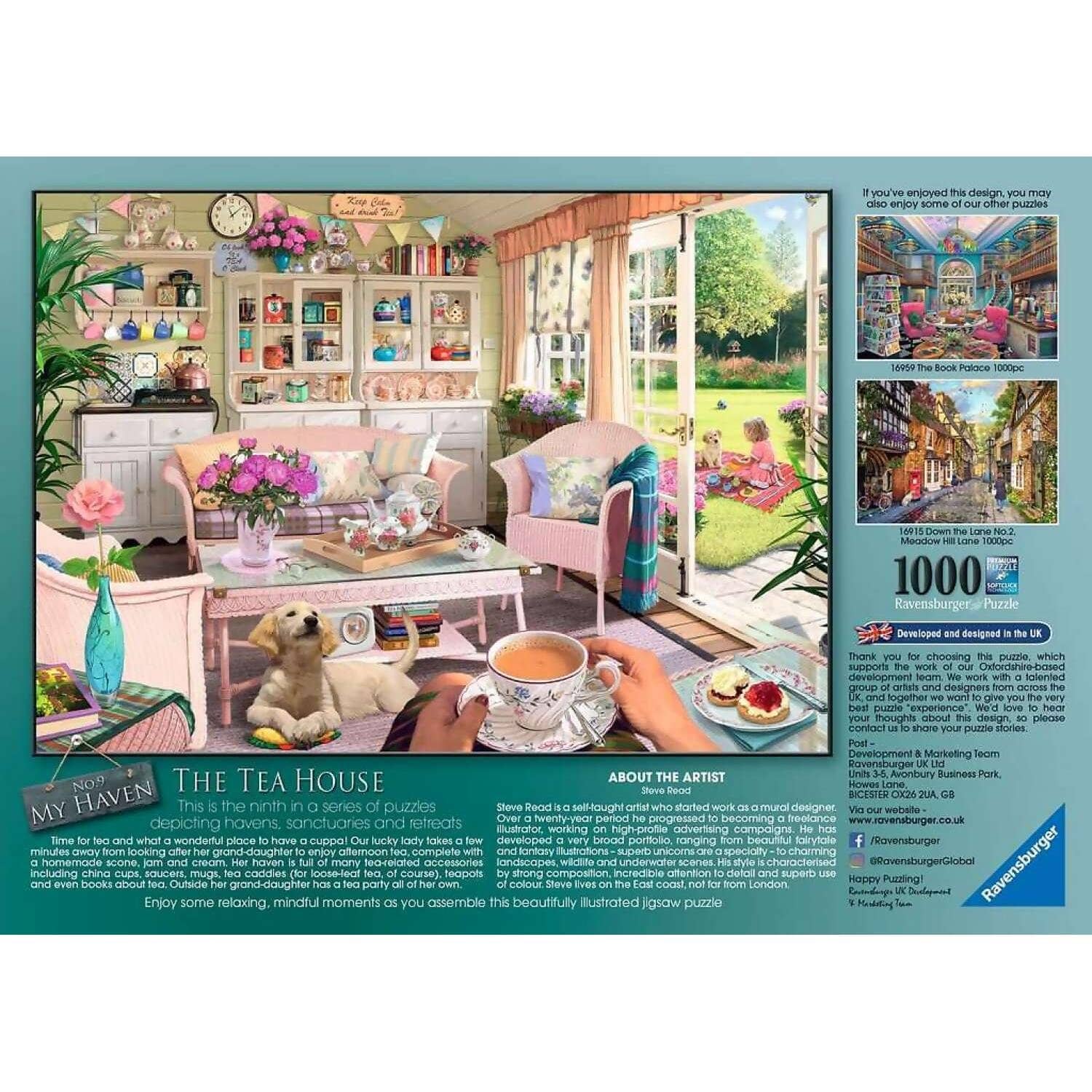 Ravensburger - The Tea House Jigsaw Puzzle 1000 Pieces - Image 3