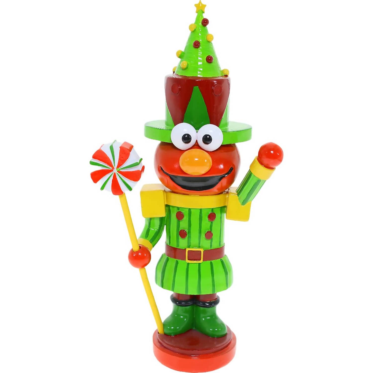 Cotton Candy - Xmas Sesame St. Elmo Nutcracker - Small