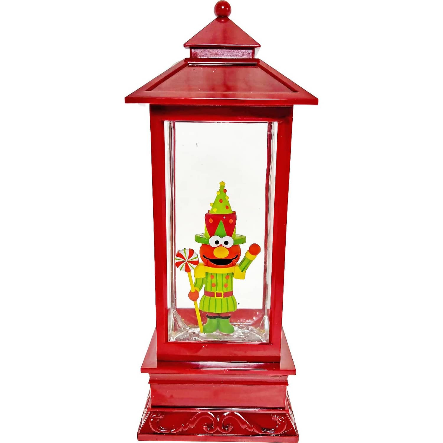 Cotton Candy - Xmas Sesame St. Elmo Nucracker Lantern