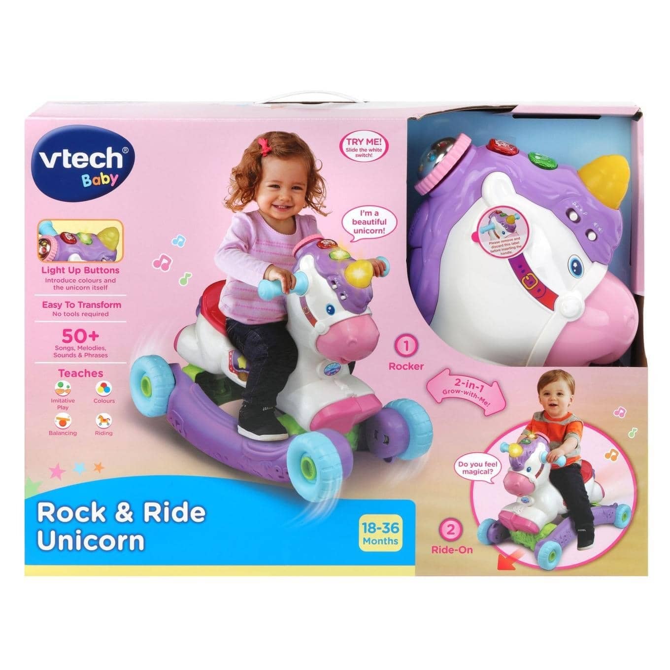Vtech - Rock & Ride Unicorn - Image 2