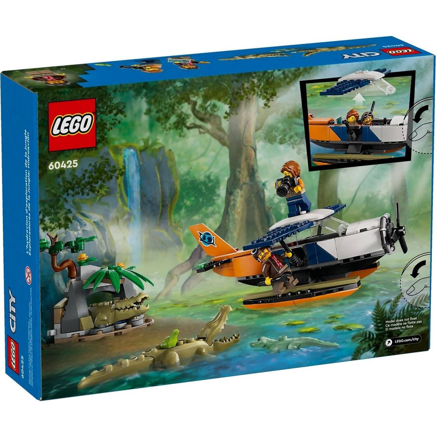 LEGO 60425 Jungle Explorer Water Plane - City - Image 6