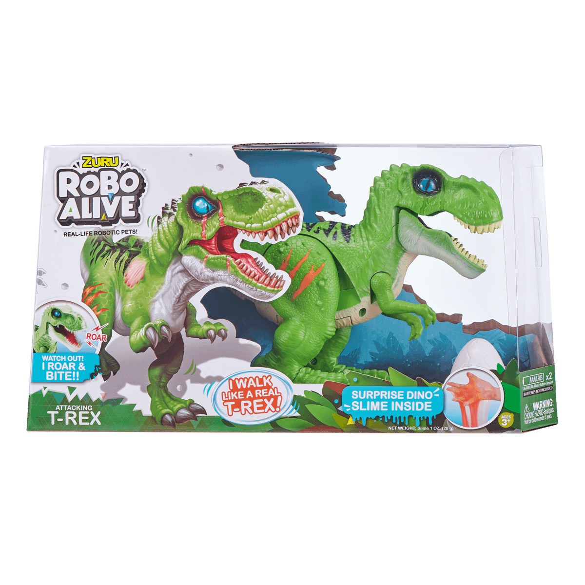 Zuru - Robo Alive Dinosaur With Slime Assorted Colors