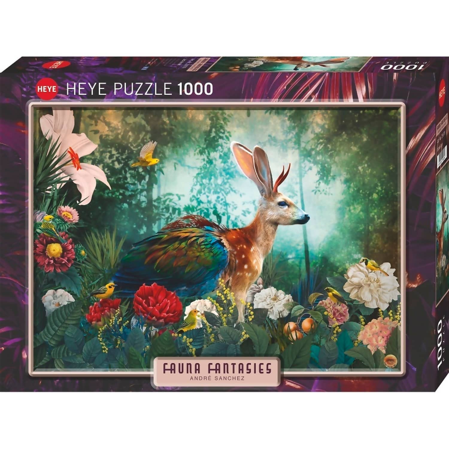 Heye - Fauna Fantasy Jackalope Jigsaw Puzzle 1000 Pieces