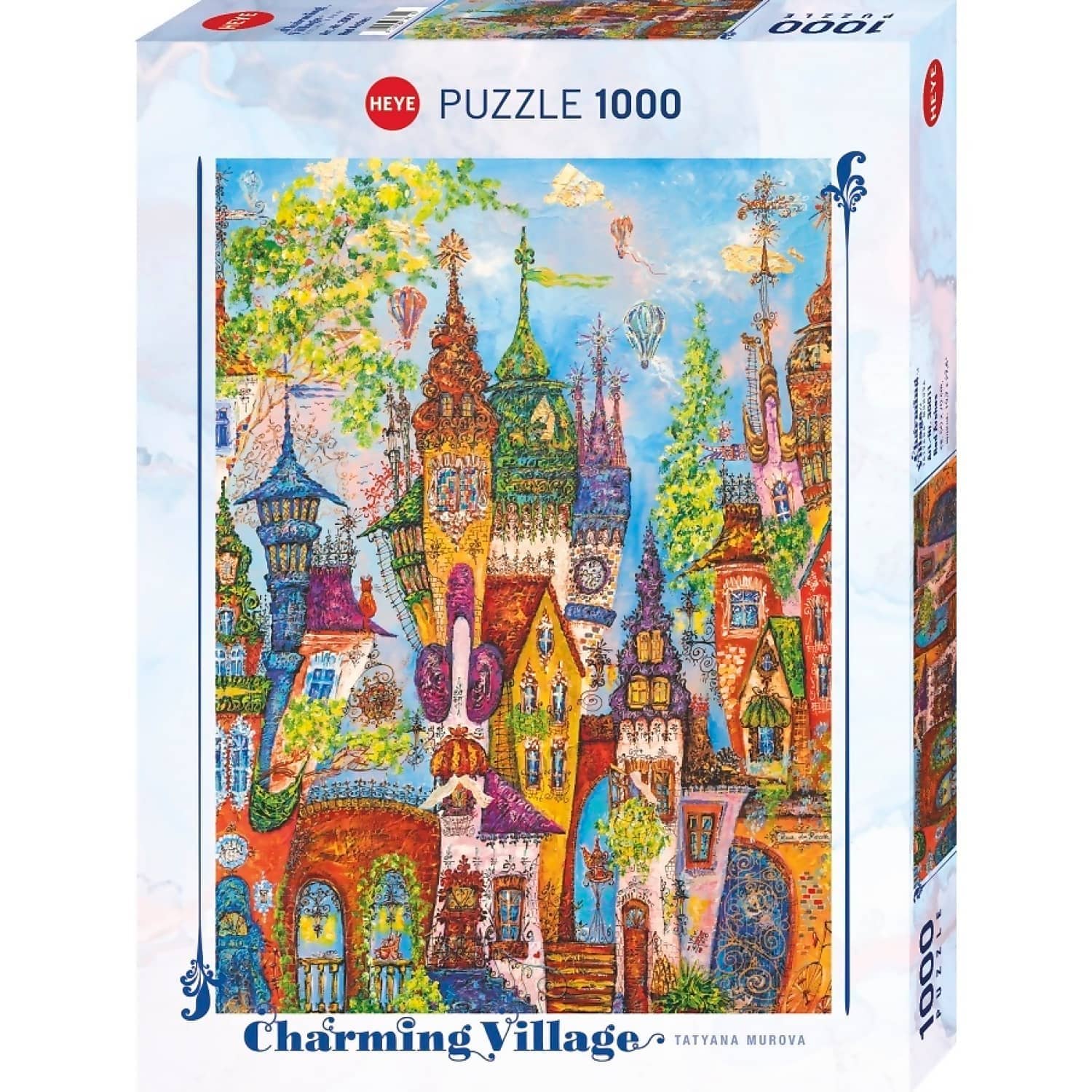 Heye - Charming Village Red Arches Jigsaw Puzzle 1000 Pieces