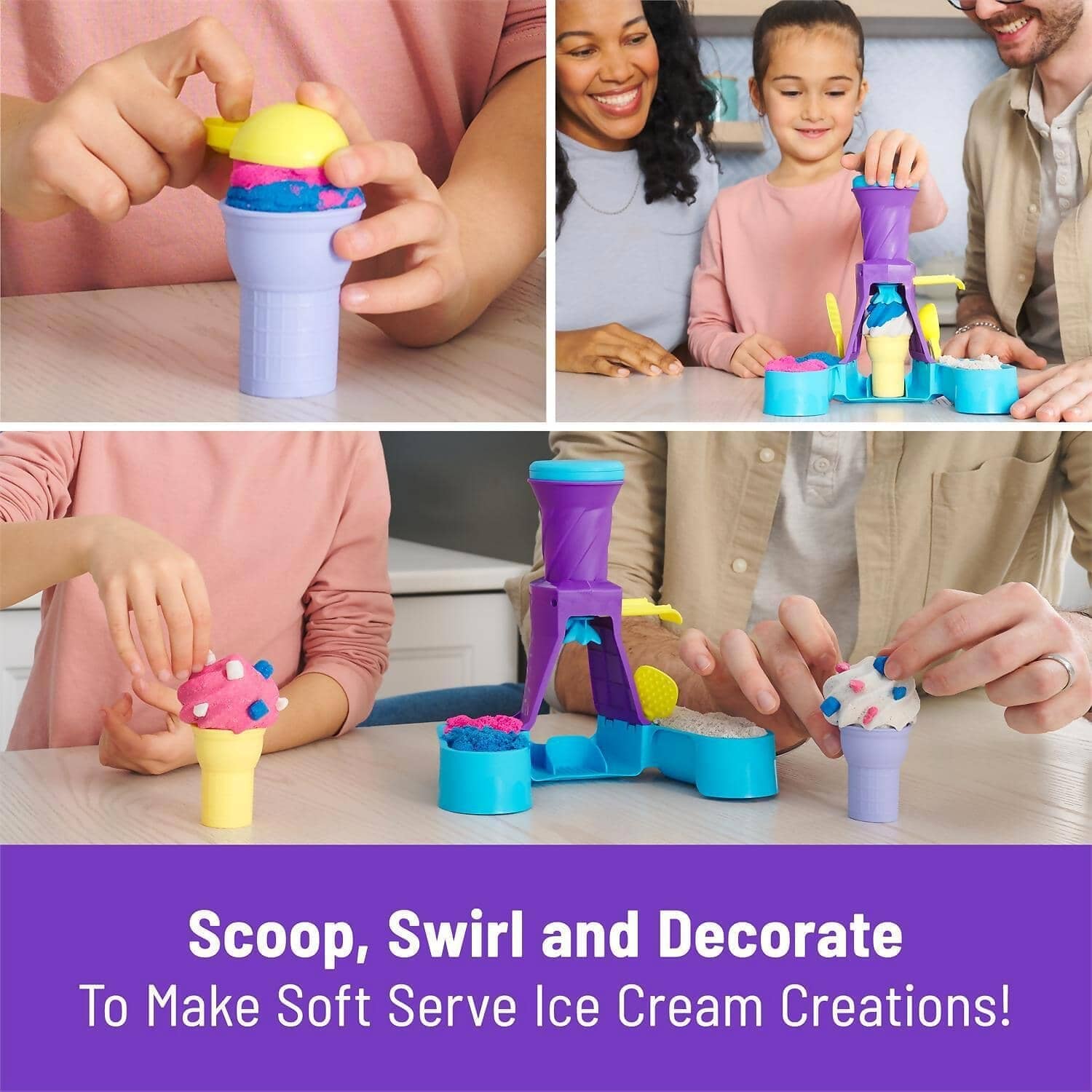 Kinetic Sand - Soft Serve Station - Spin Master - Image 3