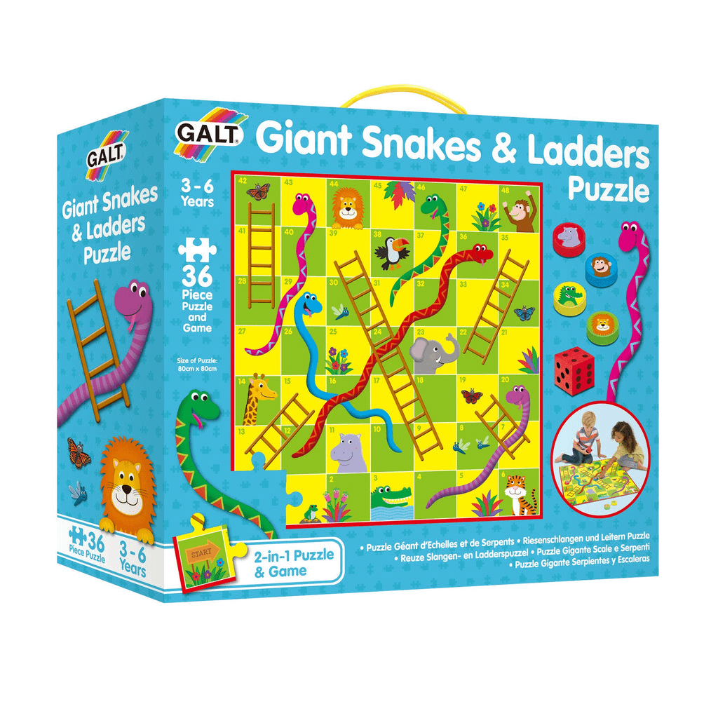 GALT - Giant Snakes and Ladders Puzzle - Fun and Educational Game - Image 6