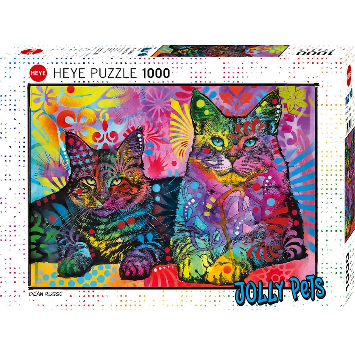 Heye - Jolly Pets Devoted 2 Cats Jigsaw Puzzle 1000 Pieces