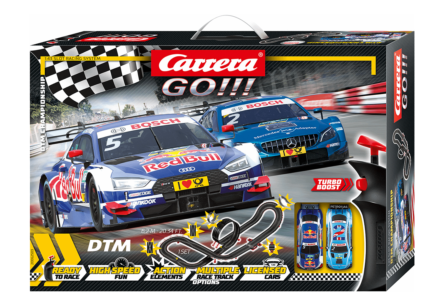 CARRERA GO 1:43 DTM CHAMPIONSHIP SET 20062503 ZI72662503