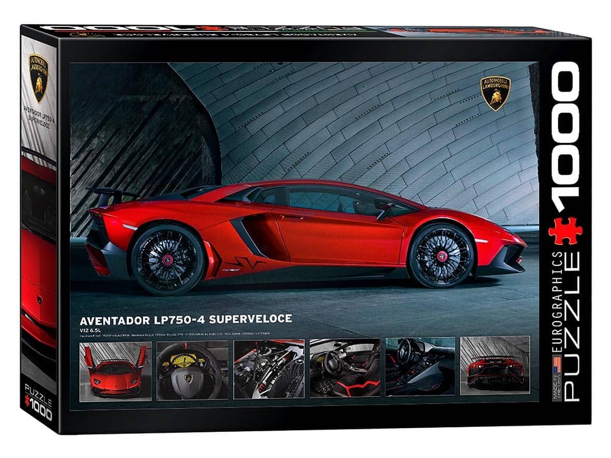 Eurographics - Lamborghini Aventador 1000 Piece Jigsaw Puzzle