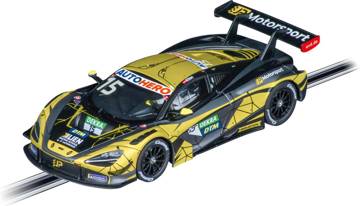 Carrera Evolution 1:32 - Mclaren 720s Gt3 Jp-motorsport No.15 Slot Car Also Suits Scalextric