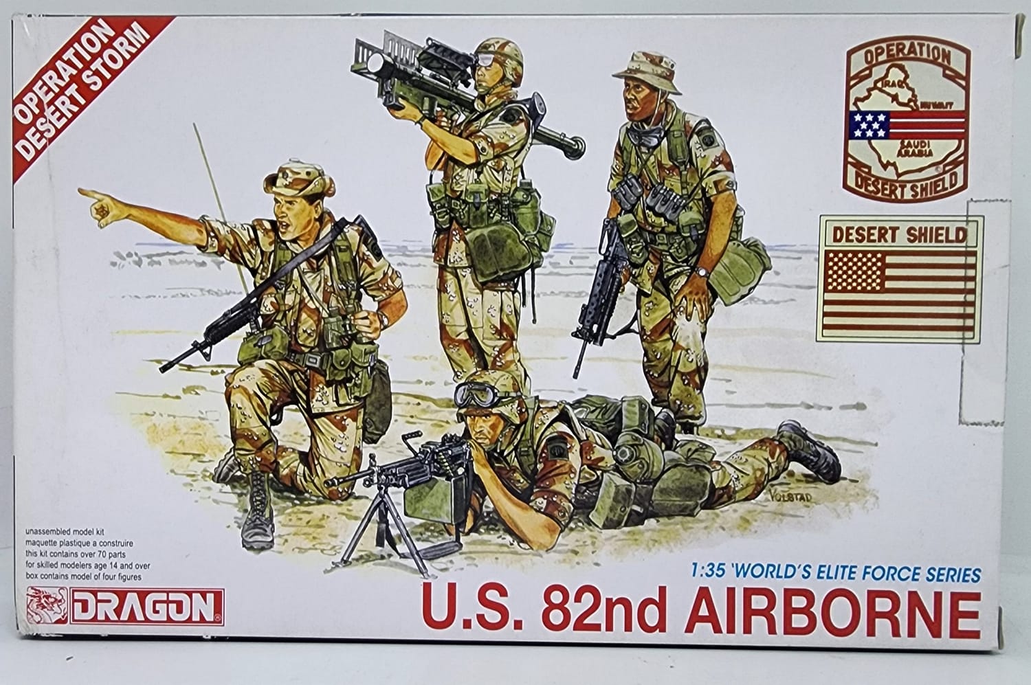 DRAGON 1:35 US 82nd Airborne  3006 PLASTIC MODEL KIT