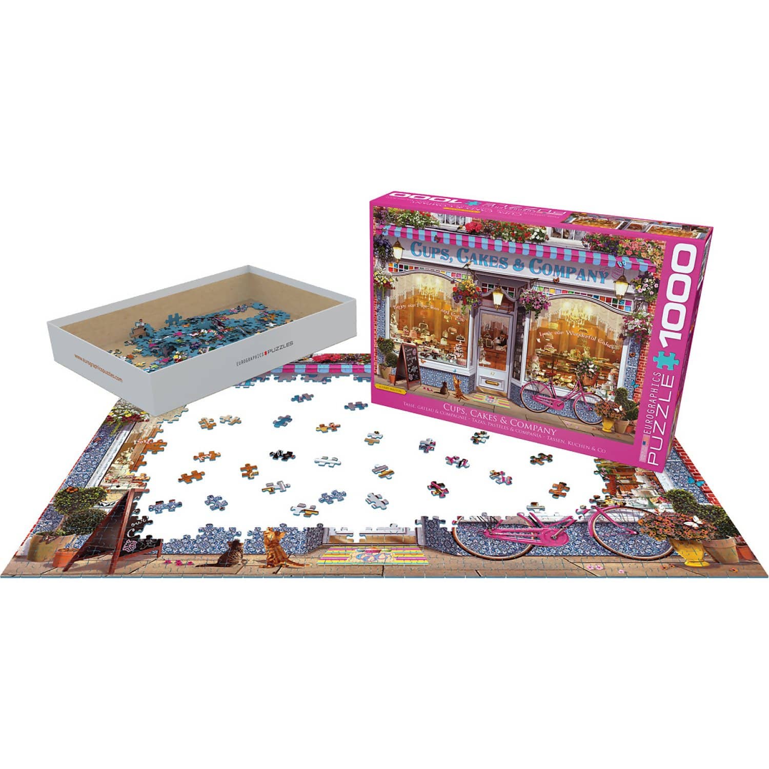 Eurographics - Cups Cakes & Company - Jigsaw Puzzle 1000 Pieces - Image 3