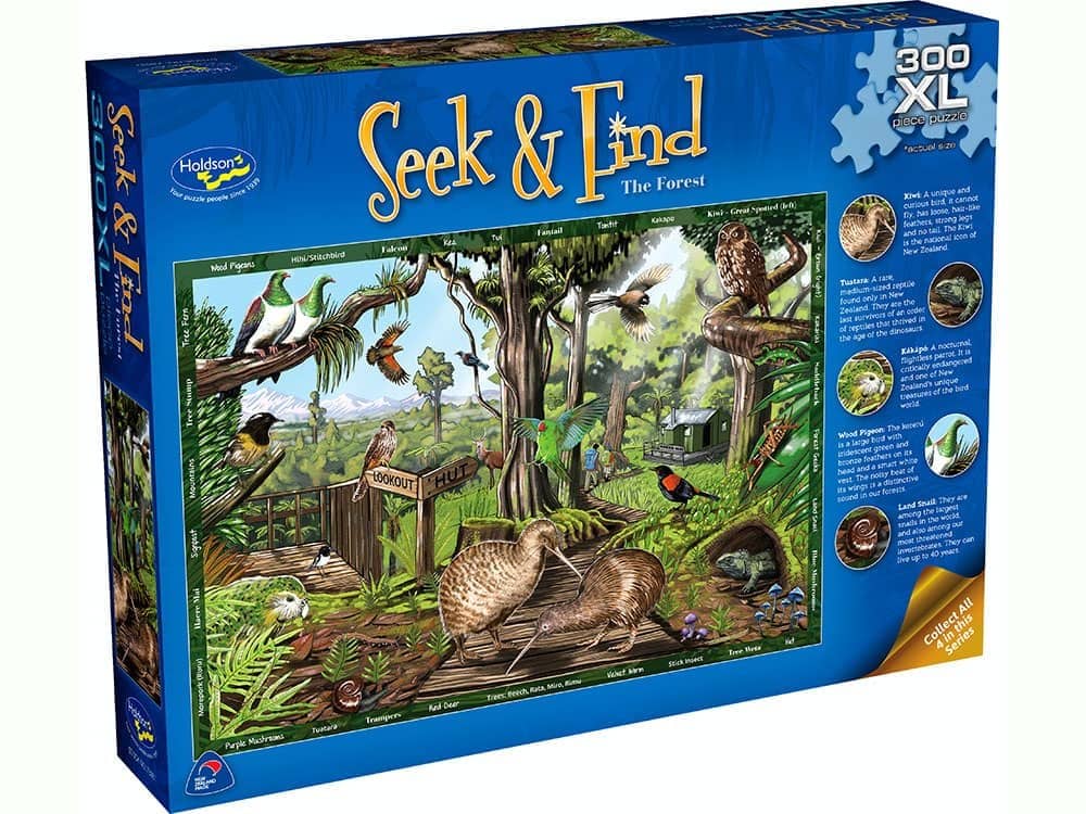 Holdson - Seek & Find The Forest 300 Pieces Xl Jigsaw Puzzle