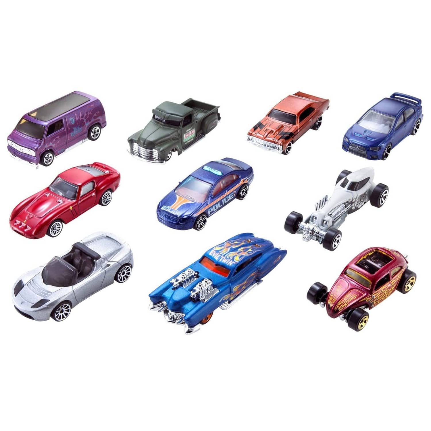 Hot Wheels® - 10  Mattel
