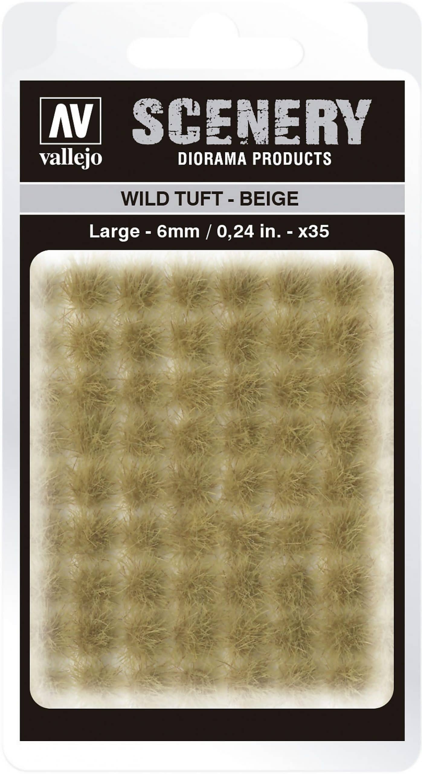 Vallejo 6mm Wild Tuft - Beige Diorama Accessory