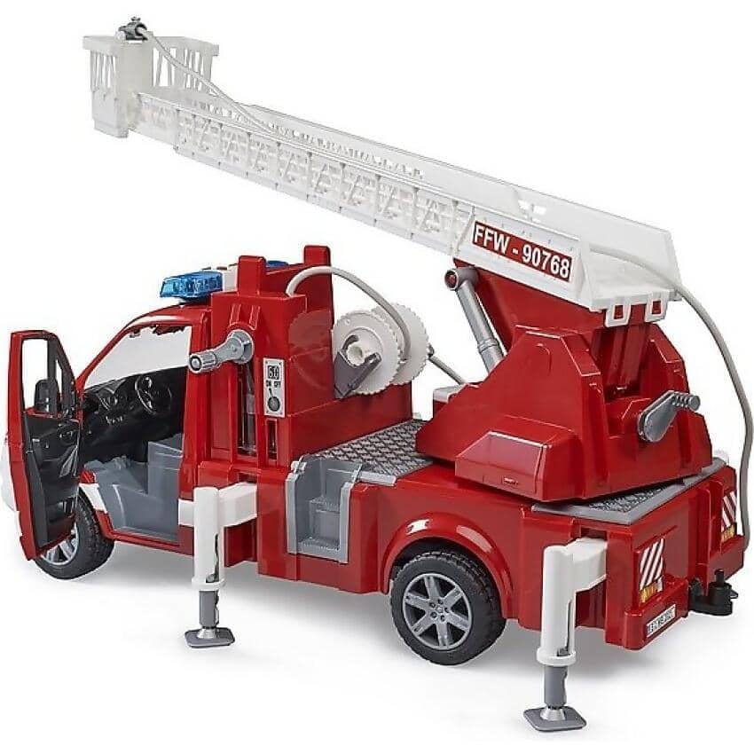 Bruder - Mercedes Benz Sprinter Fire Engine With Slewing Ladder And Water Pump 1:16 Scale - Image 3