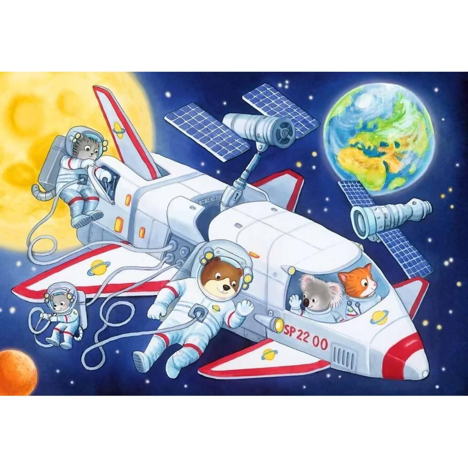 Ravensburger - Journey Through Outer Space Jigsaw Puzzle 2 X 24pc - Image 2