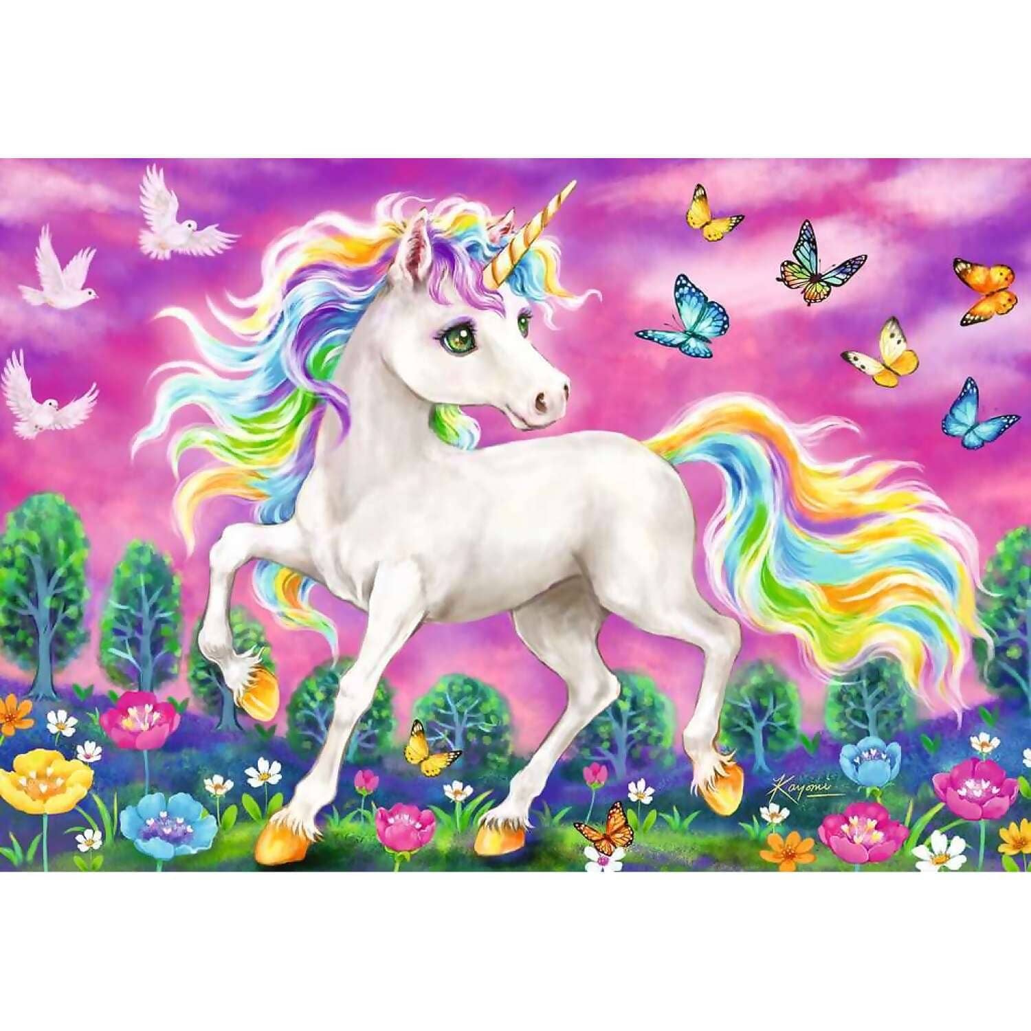 Ravensburger - Unicorn & Pegasus Jigsaw Puzzle 2 X 24pc - Image 3