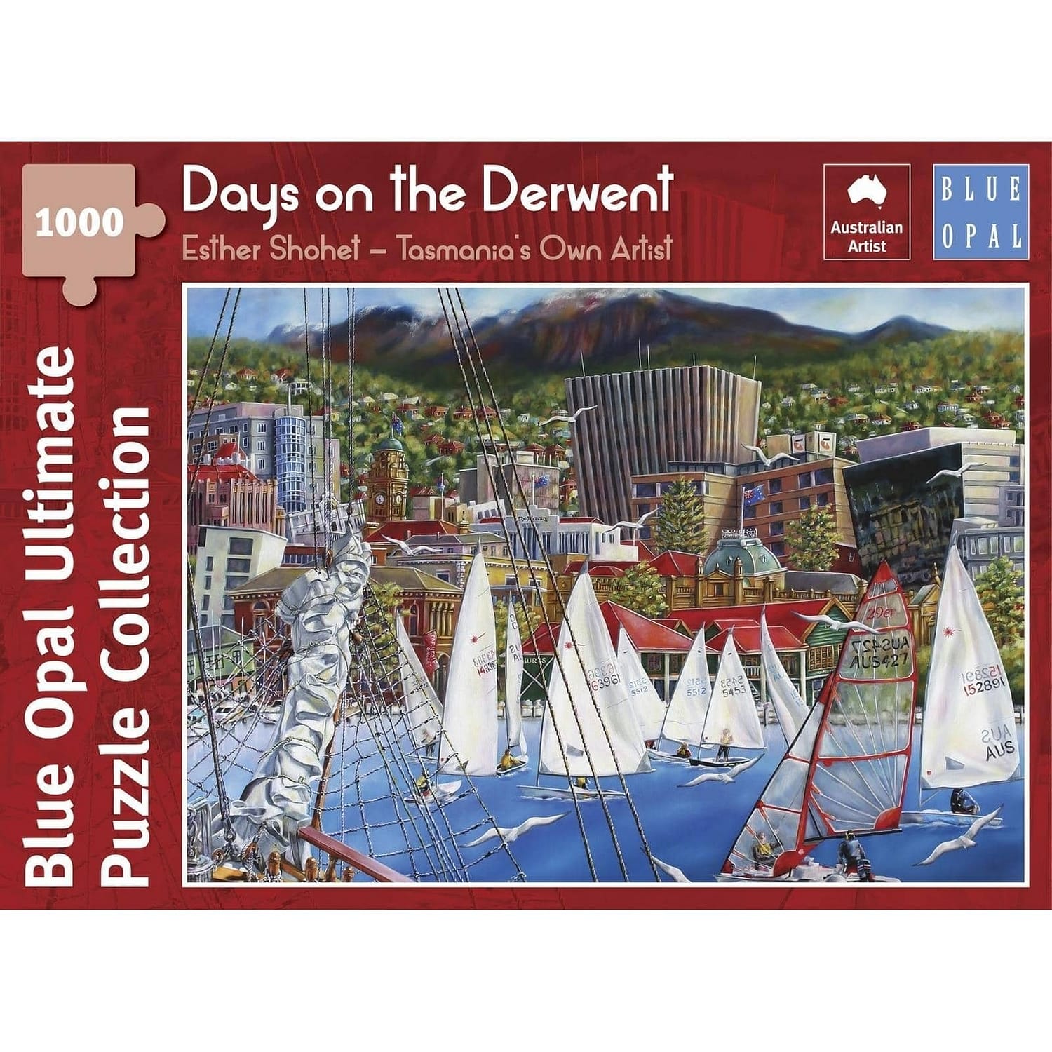 Blue Opal - Days On The Derwent Jigsaw Puzzle 1000 Pieces