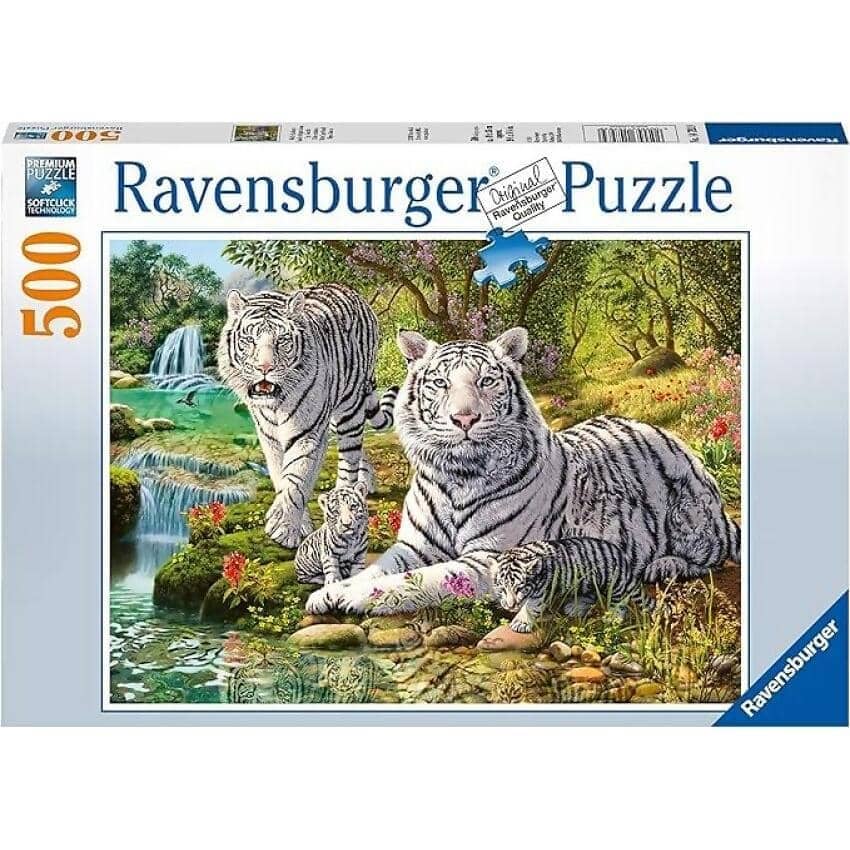 Ravensburger - White Cat Jigsaw Puzzle 500 Pieces