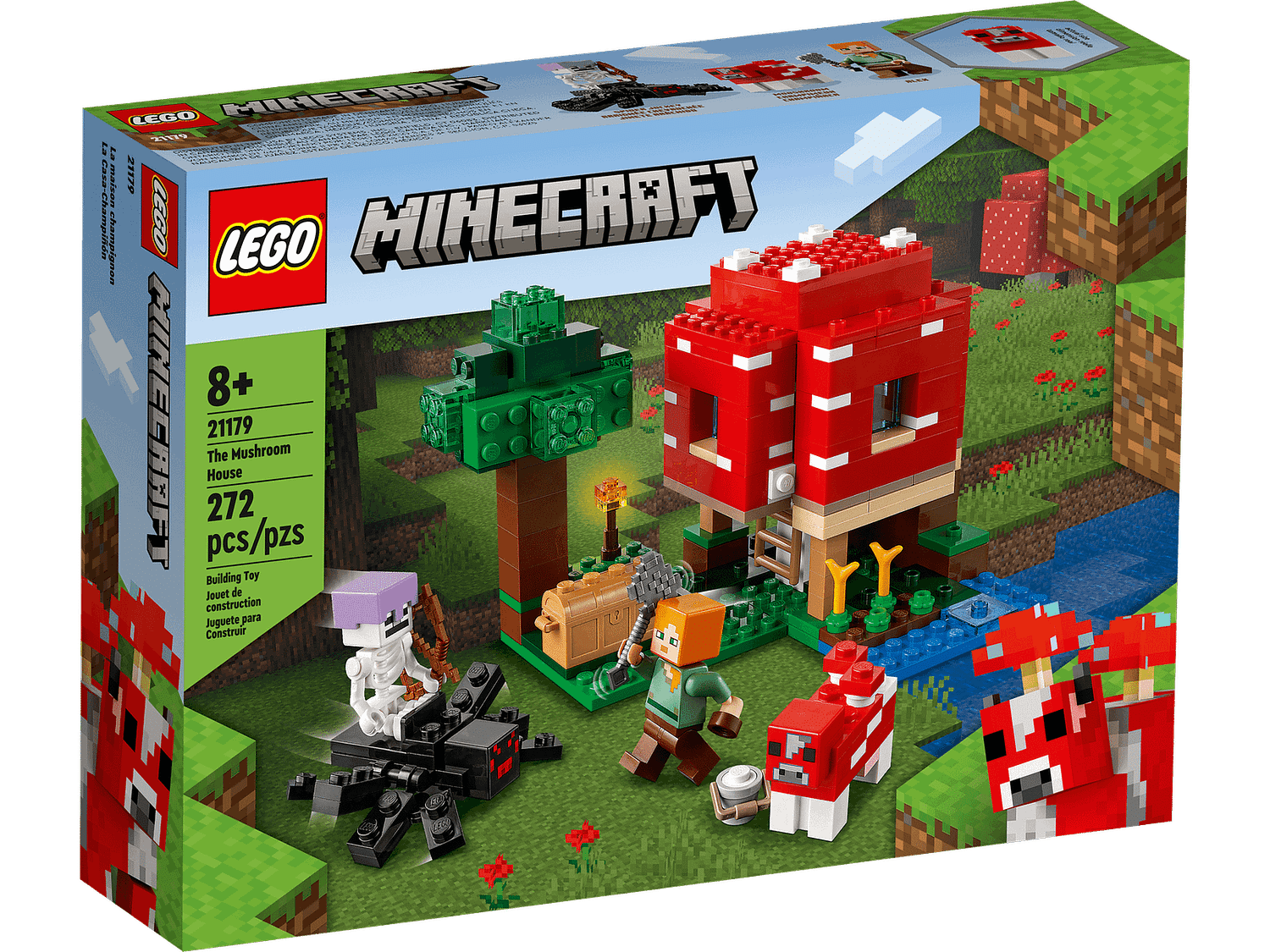 LEGO 21179 The Mushroom House - Minecraft