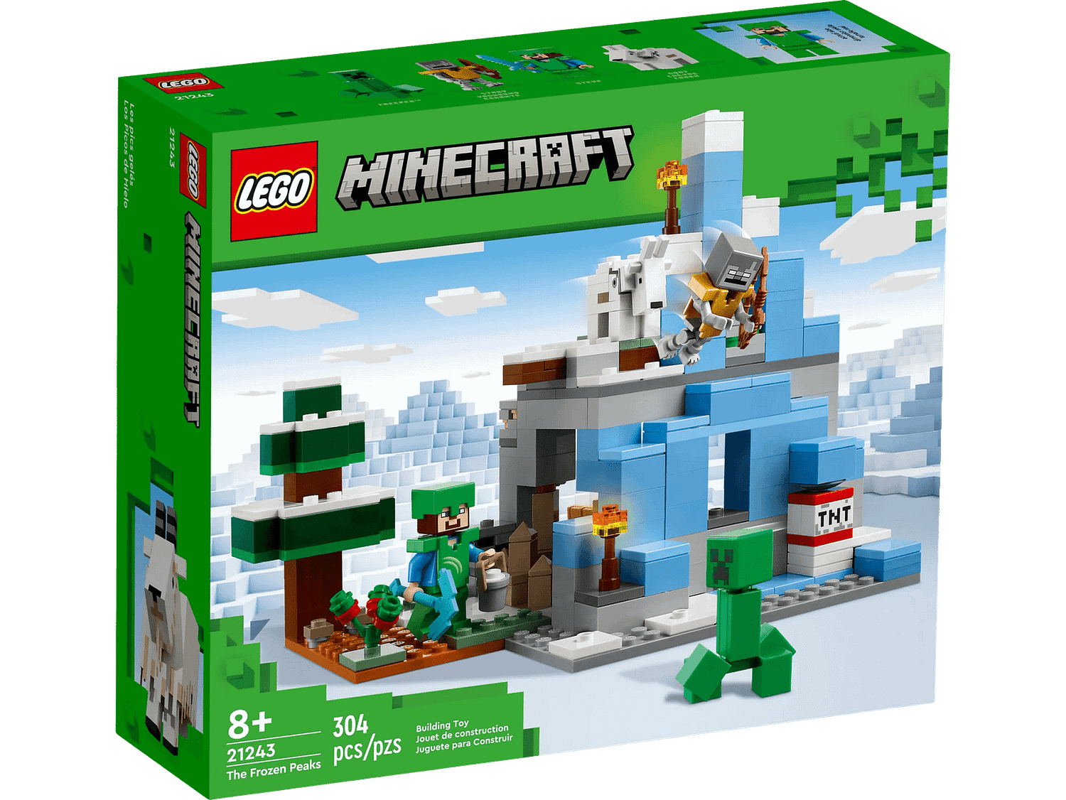 LEGO 21243 The Frozen Peaks - Minecraft