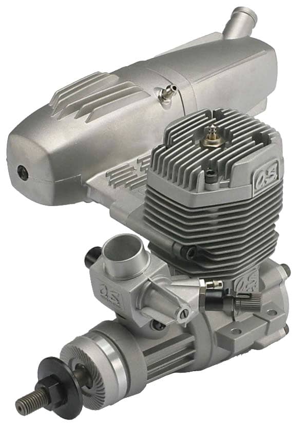 55AX MAX OS MOTOR W/E3020 SILENCER GLOW 2 CYCLE