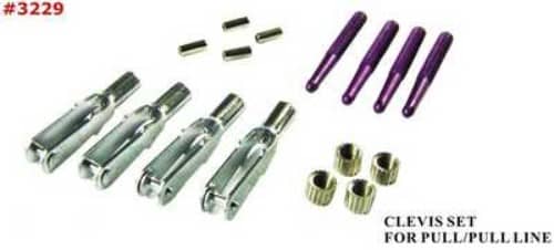 TY1 RUDDER  PULL-PULL  SET 2 NO WIRE TY3239