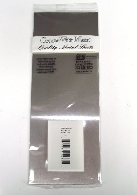 K&S METAL #255 ALUMINIUM SHEET .016 4X10' 1PC