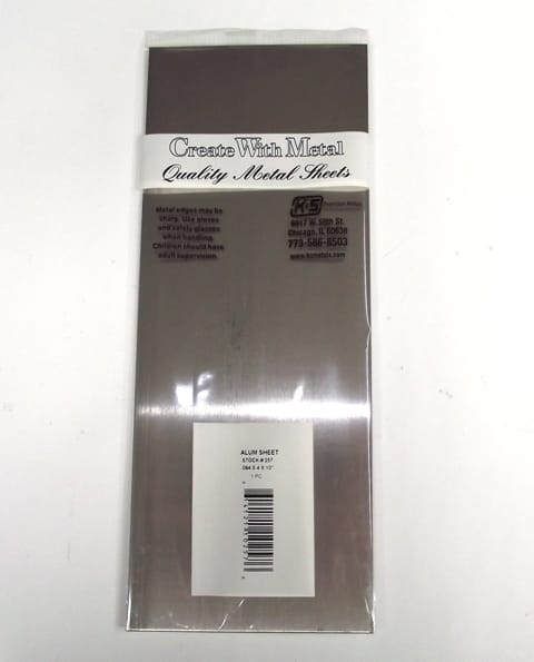 K&S METAL #257 ALUMINIUM SHEET .064 4X10' 1PC