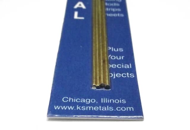 K&S METAL #5072 BRASS ROD 1:16+3/64 12' 2EACH - Image 2