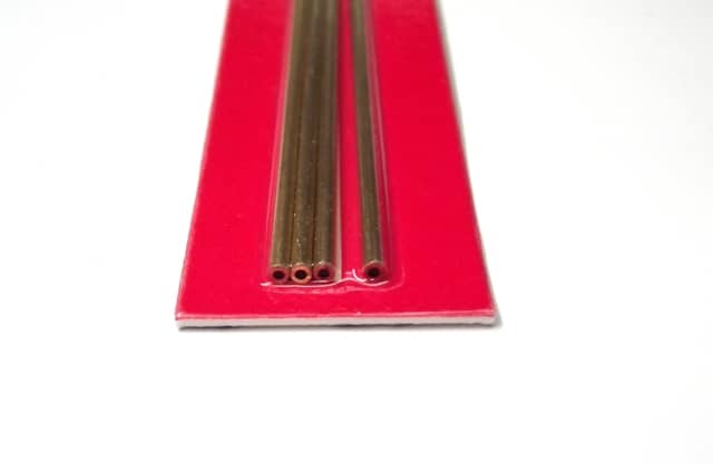 K&S METAL #9820 BRASS ROUND TUBE 2X300MM 4PCS - Image 2