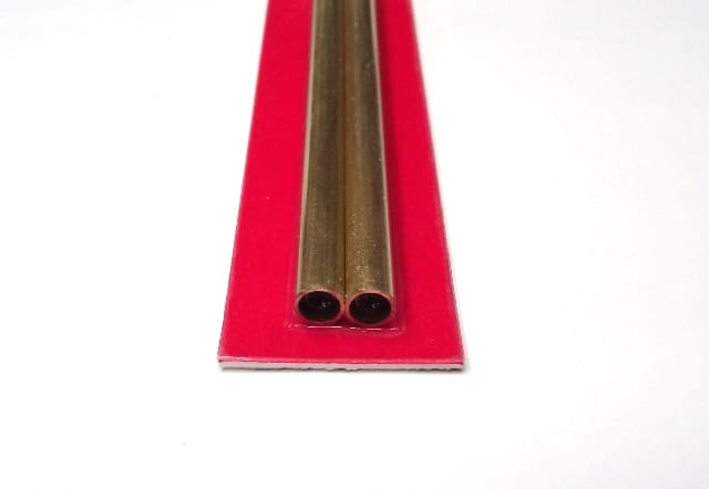 K&S METAL #9824 BRASS ROUND TUBE 6X300MM 2PCS - Image 2