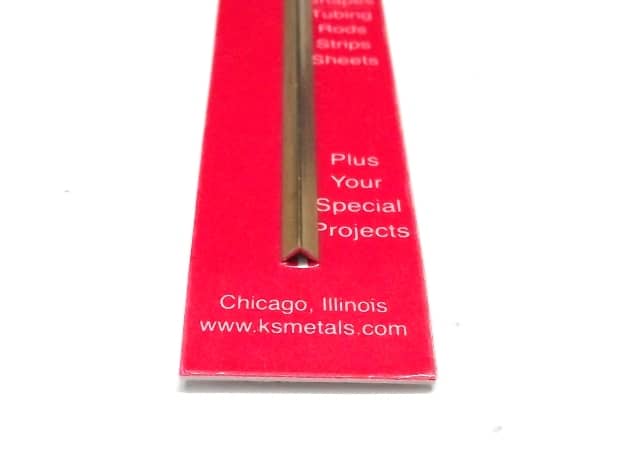 K&S METAL #9880 BRASS ANGLE 1:8X300MM 1PCS - Image 2
