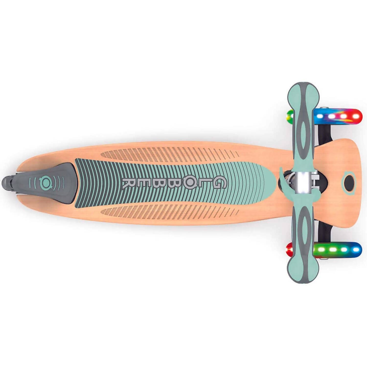Globber - Primo Foldable Wood Lights Scooter - Mint - Image 7