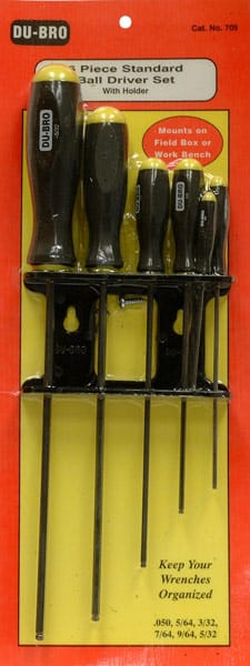 DUBRO  705 6 PC STANDARD BALL DRVE