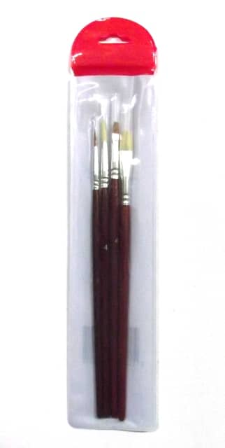 DELTA PAINT BRUSH SET 4PCS - Image 2
