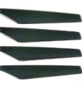 REPLACEMENT ROTOR BLADES A - TOP  2PC HOLA / BOTY  HELI SPARE PARTS