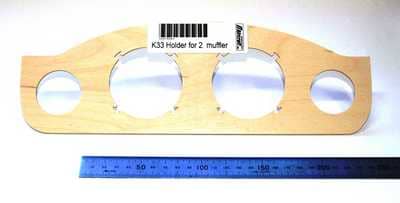 K33 CANISTER HLD/WD 2PIPE 75MM