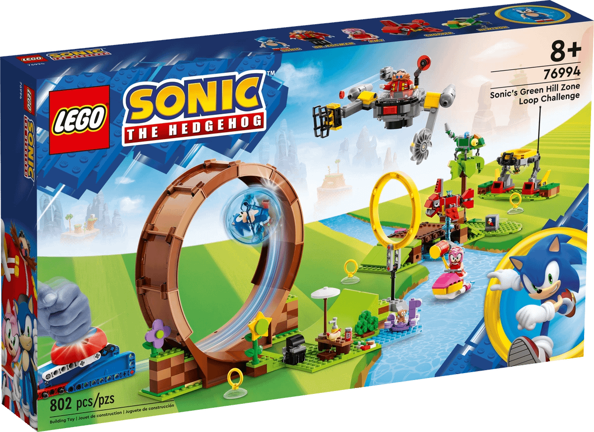 LEGO 76994 Sonic's Green Hill Zone Loop Challenge - Sonic The Hedgehog 2023