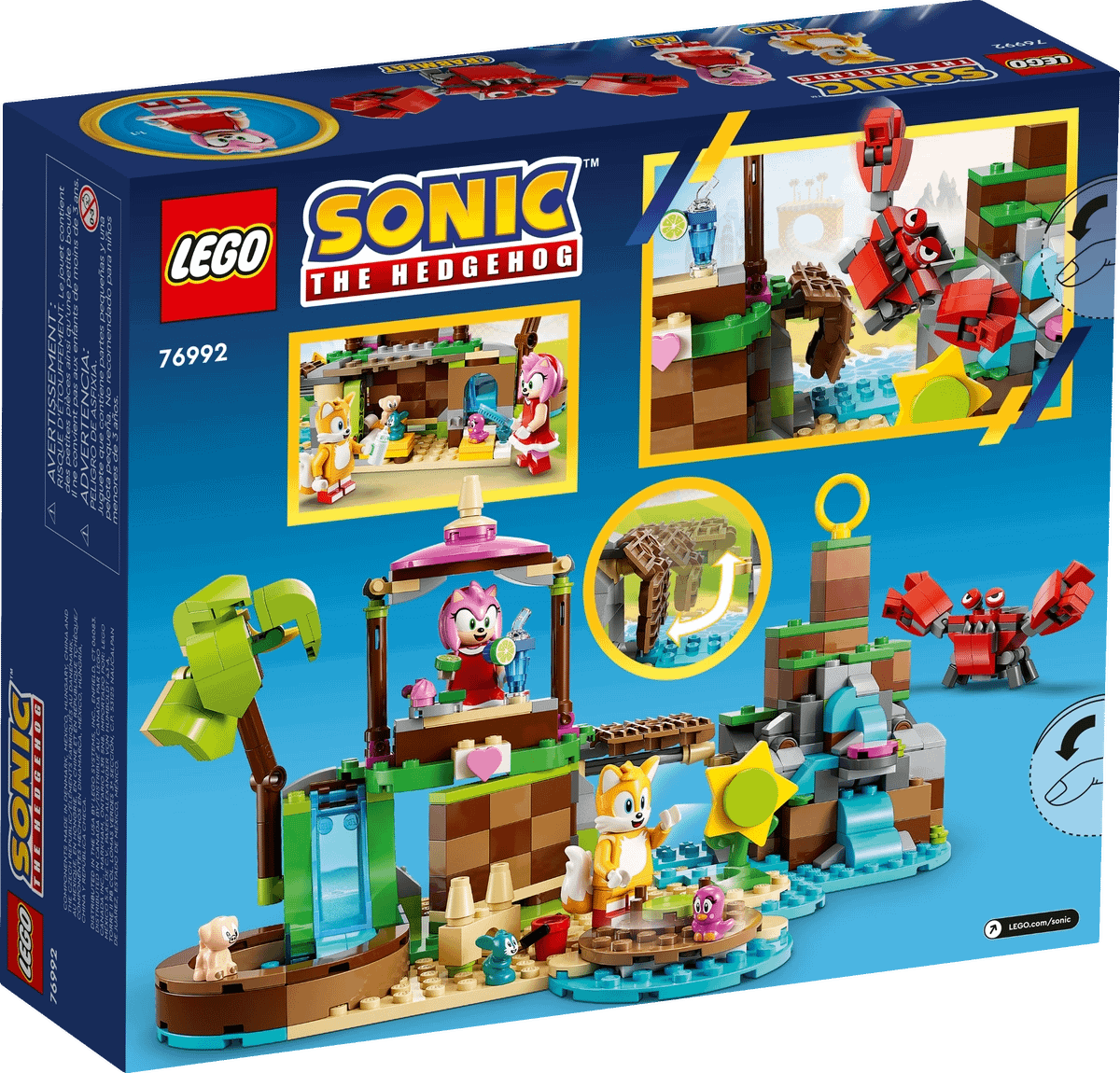 LEGO 76992 Amy's Animal Rescue Island - Sonic the Hedgehog - Image 9