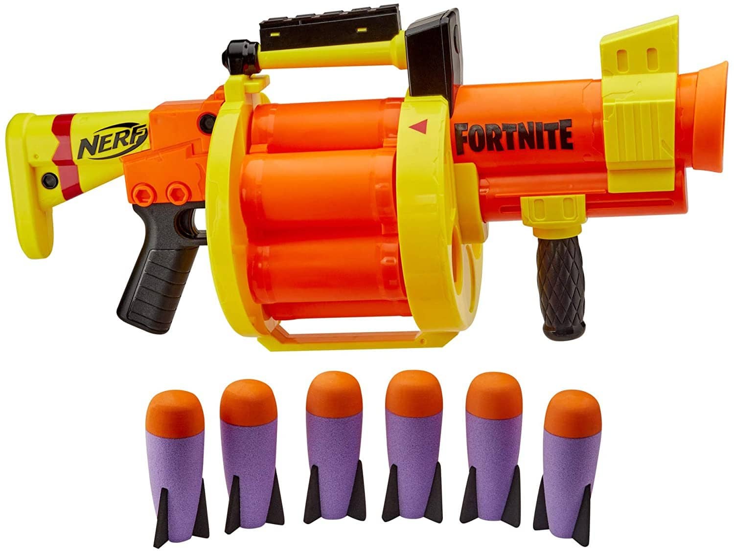 Nerf Fortnite Gl Rapid-fire Rocket Firing Blaster Hasbro
