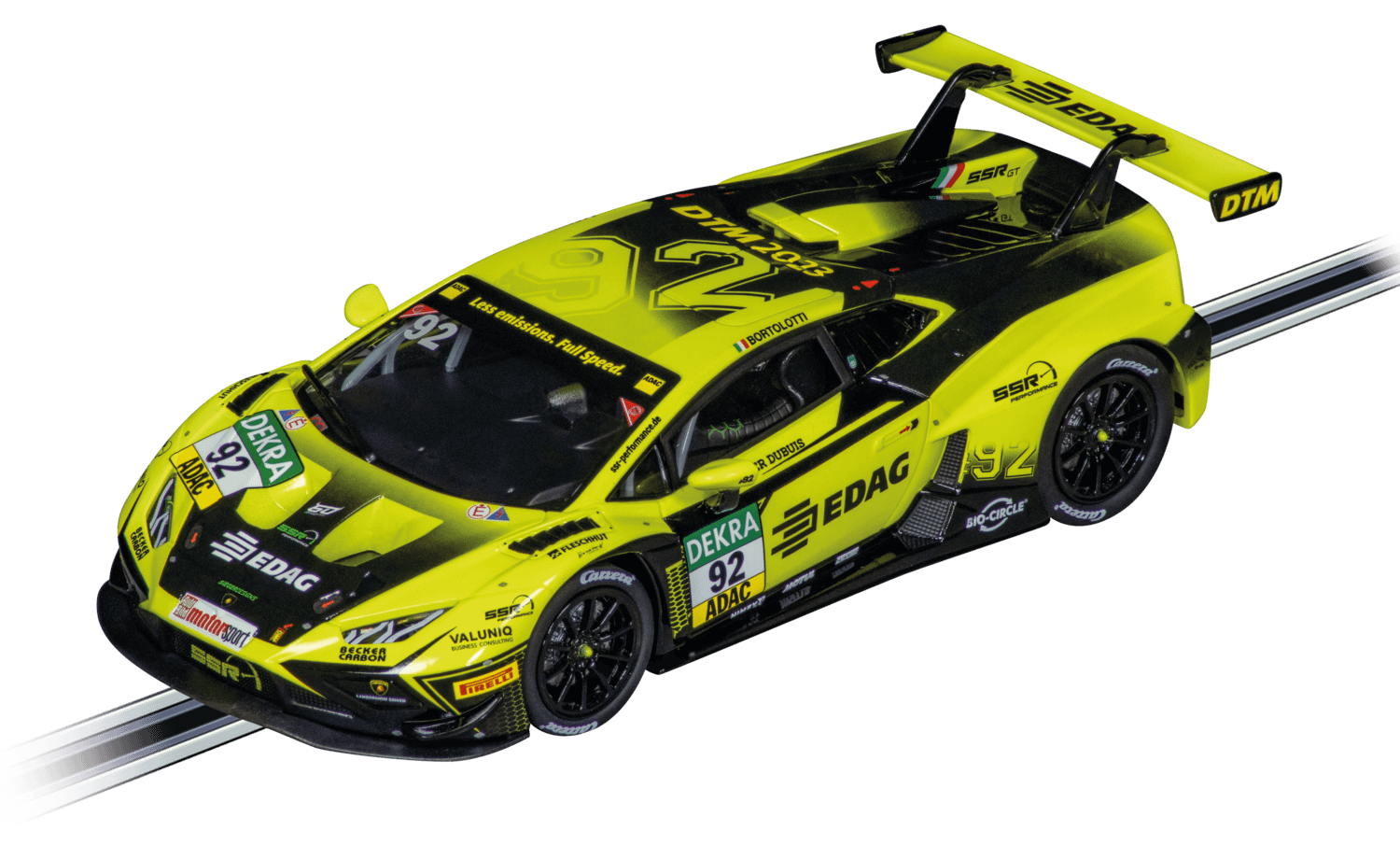 Carrera Evolution 1:32 - Lamborghini Huracan GT3 Evo2 SSR Performance M.Bortolotti No.92 DTM 2023 - Slot Car Also Suits Scalextric