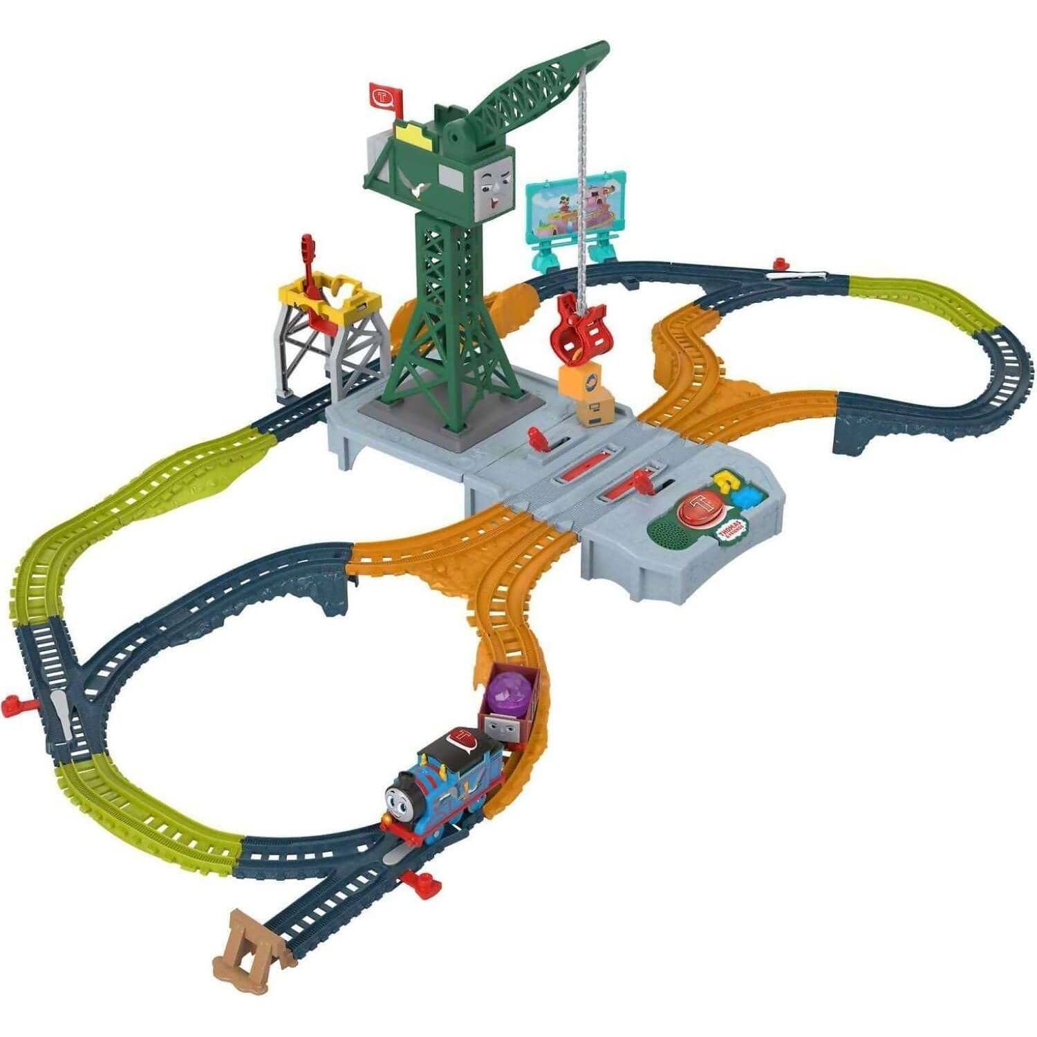 Fisher-price - Thomas & Friends Talking Cranky Delivery Train Set With Songs Sounds & Phrases For Kids - Image 2