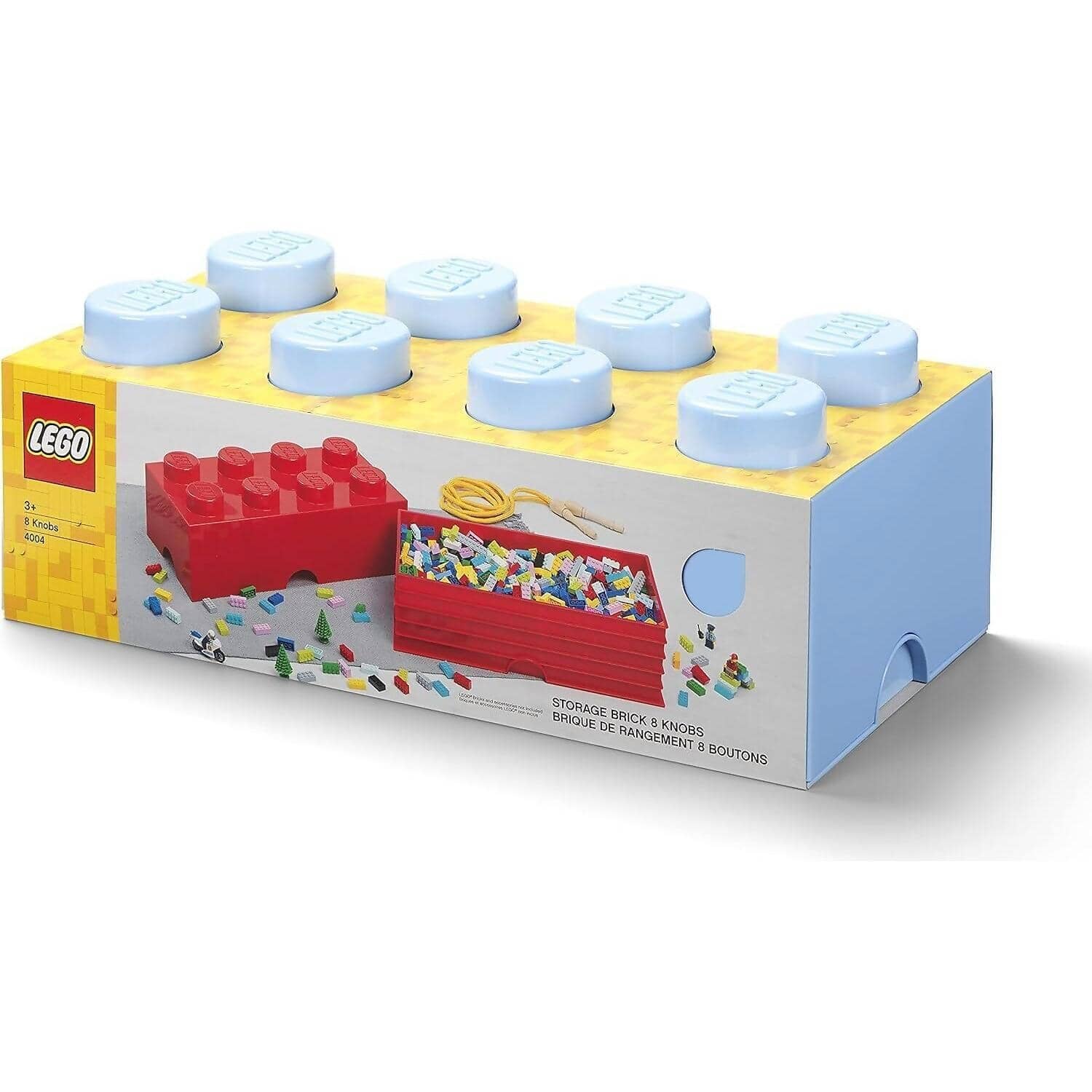 LEGO Storage Brick 8 Light Blue - Room Copenhagen - Image 2