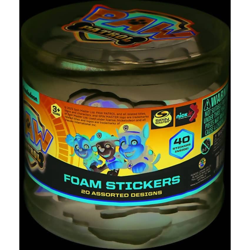 Paw Patrol - Foam Stickers 40pk