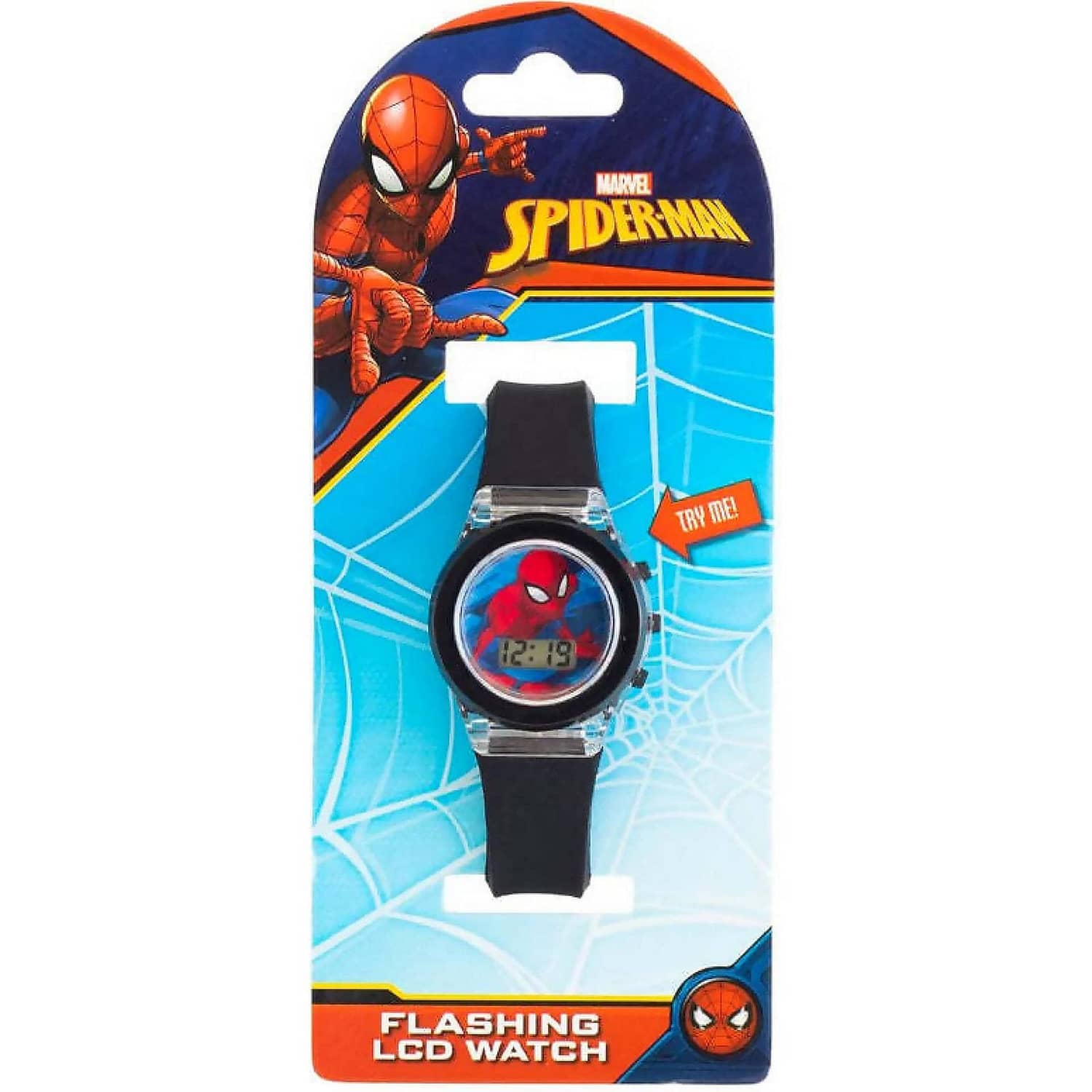 Digital Lcd Light Up Watch - Spiderman - You Monkey