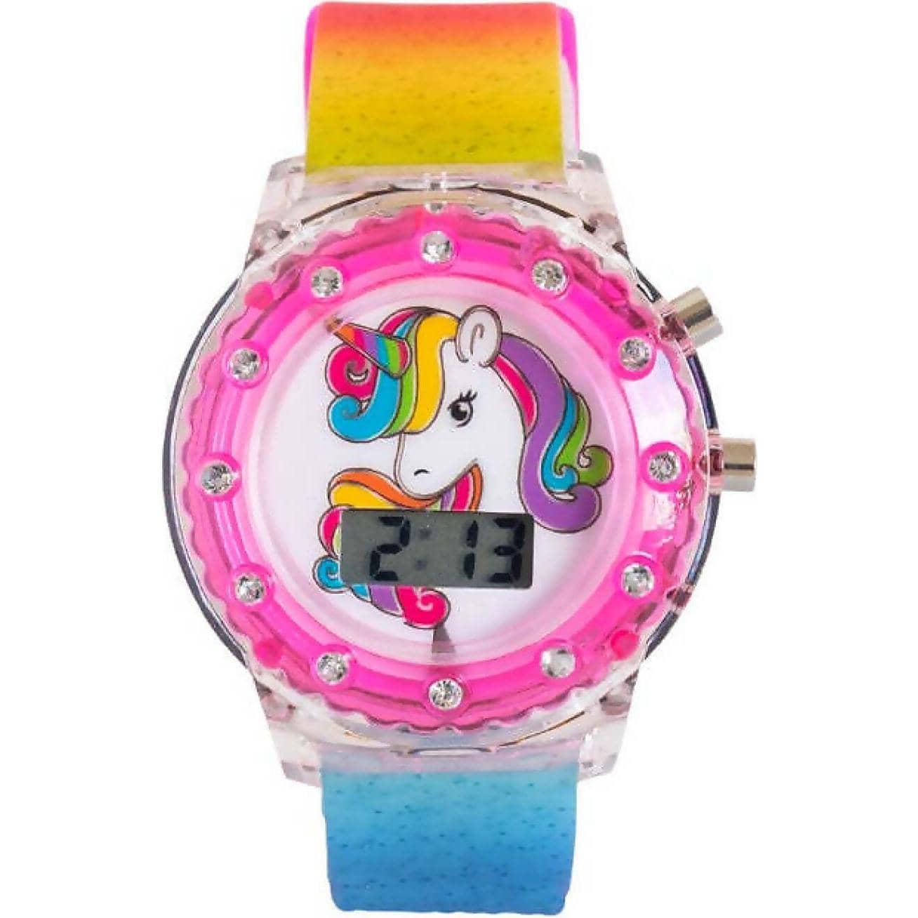 Digital Lcd Light Up Watch - Unicorn - You Monkey - Image 2